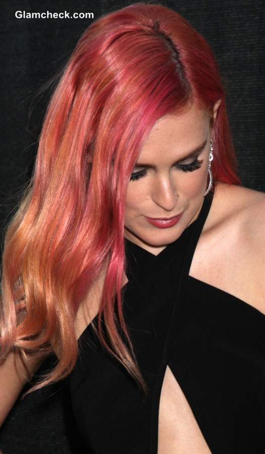 Celebrity Hair Color 2014 Rumer Willis Debuts Tri-Colour Locks