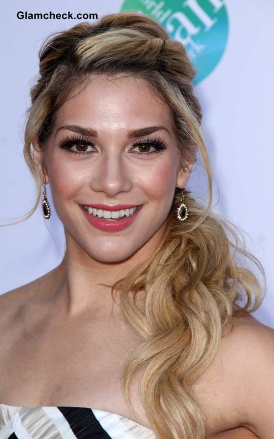 Allison Holker Shows Off Darker Roots with Blonde Locks