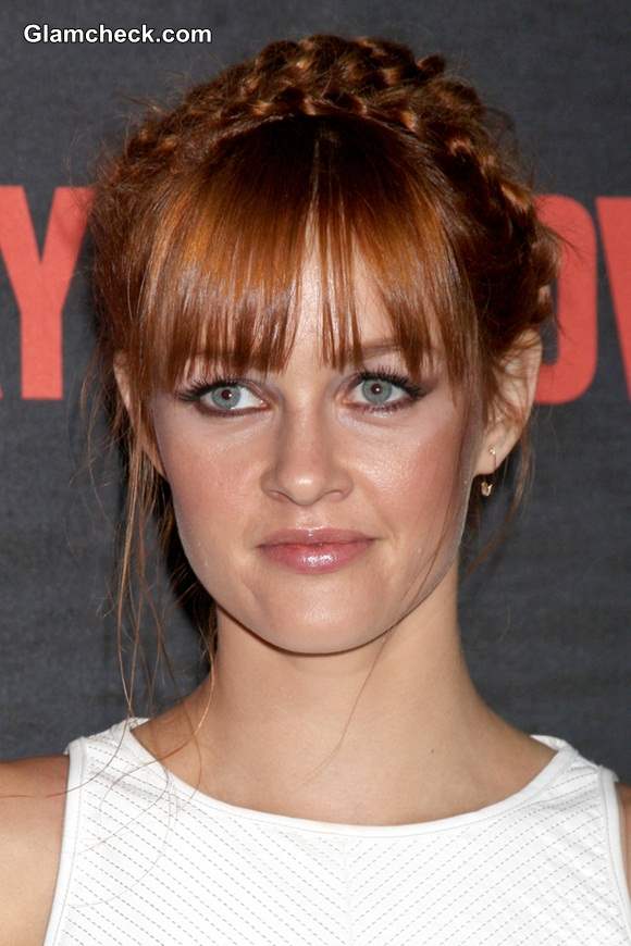 Ambyr Childers Sports Braids and Bangs