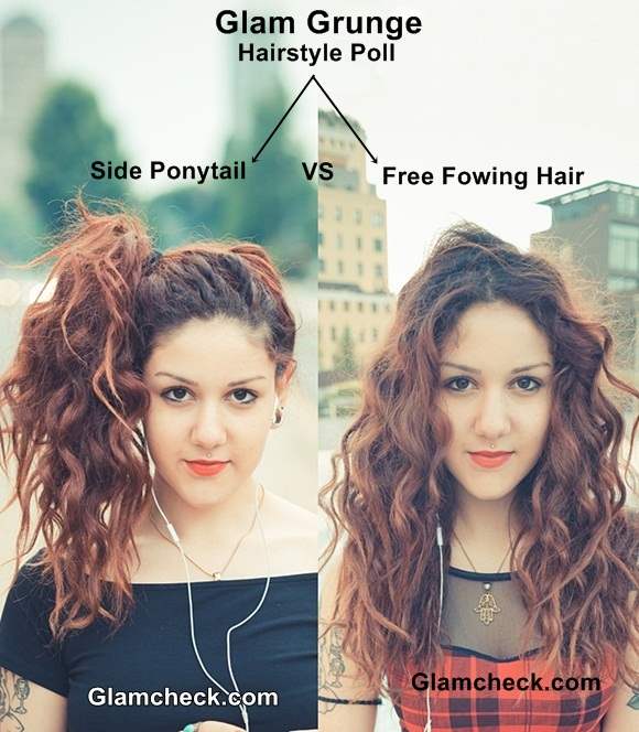 Glam Grunge Hairstyle Ideas