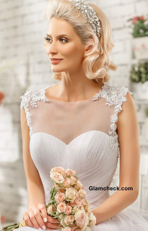 Bridal Dresses Neckline Classic Illusion