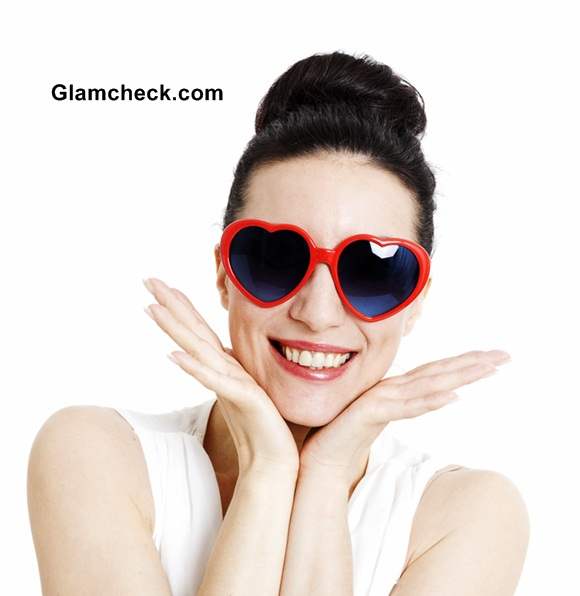 Heart Shaped Retro Sunglasses