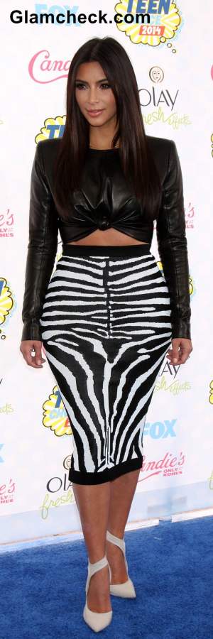 Kim Kadarshian style 2014 Teen Choice Awards