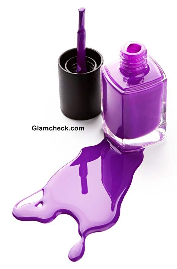Purple Nail Paints for Monsoon
