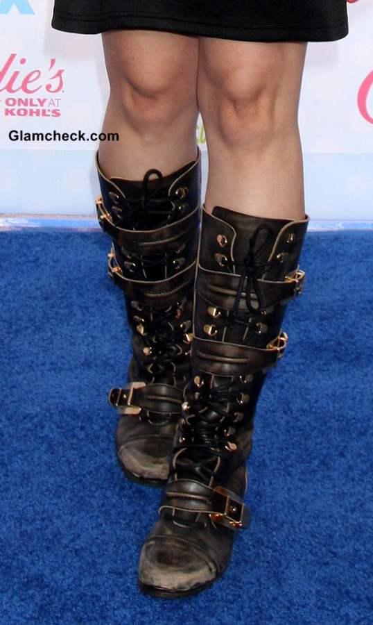 strappy patent leather boots 2014 Meghan Camarena