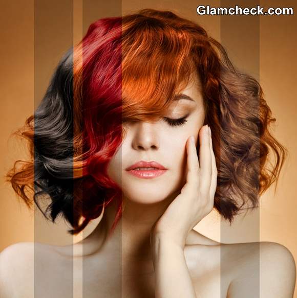 How to sport Brunette and Red Hair Color