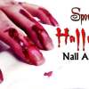 Spooky Halloween Nail art DIY Blood on my Nails and Hand
