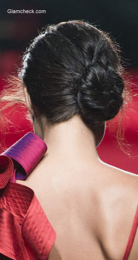 Hairstyle Inspiration for New Year – Elegant  Low Side-Bun