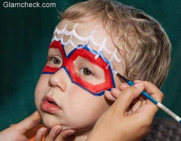 Halloween Makeup for Kids - Spiderman