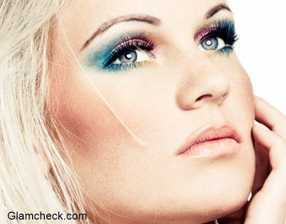 Ombre Eye-shadow Blue and Pink