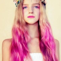 Ombre Pink Hair Color