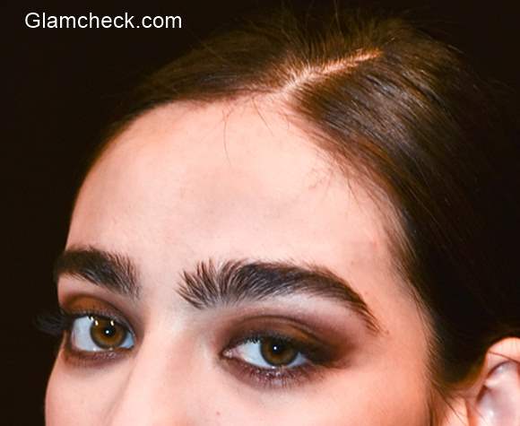 Bold Eyebrows - Makeup Trend Nicole Miller Fall 2015