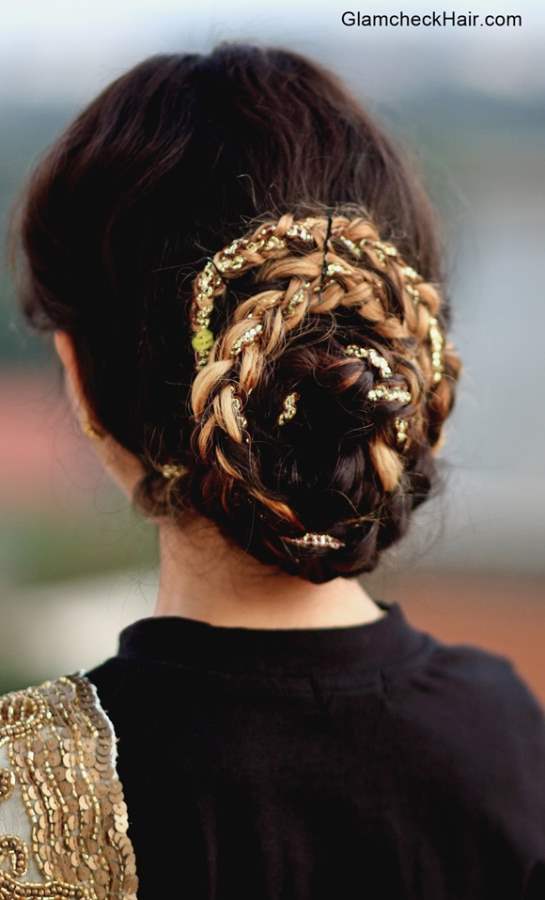Bun Hairstyle for Indian Weddings and Festivals