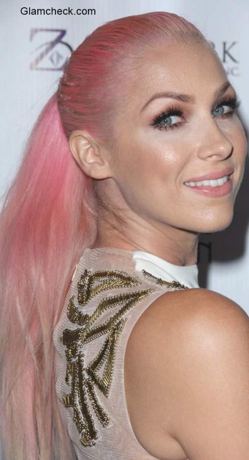 Celeb Pink Hair Color - Bonnie McKee