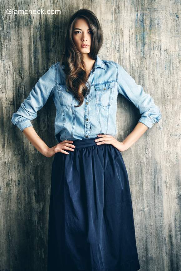 Denim Shirt for Street Chic Look