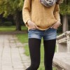 How to Style Demin Shorts for Fall