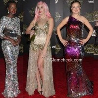 Celebs in Sequins Gowns and Dresses