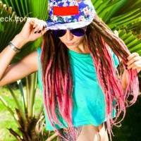 Hairstyle Inspiration - Ombre Pink Dreadlocks