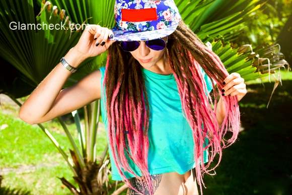 Hairstyle Inspiration - Ombre Pink Dreadlocks