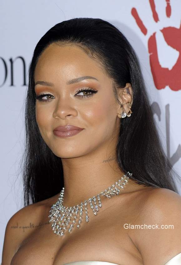 rihanna long hair