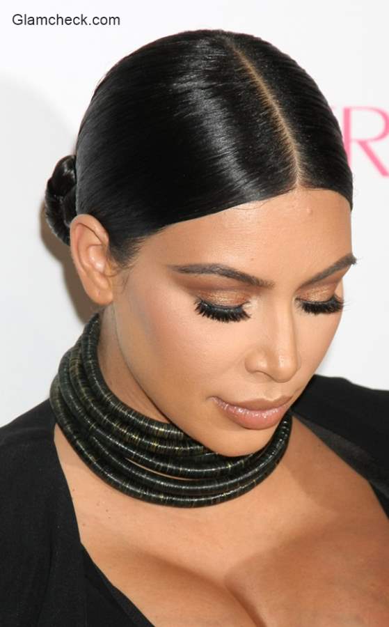 Sleek and sophisticated Hairstyle Kim Kardashian