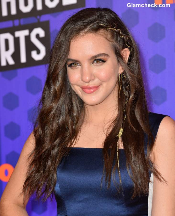 Braided side-swept Hairstyle Lilimar
