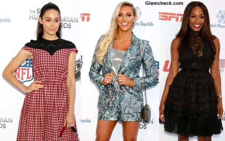 Celebrity Looks at The Fourth Annual Sports Humanitarian Awards 2018