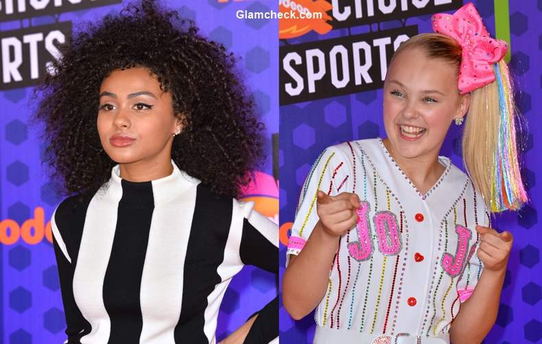 Hairstyles at the Nickelodeon Kids Choice Sports Awards 2018