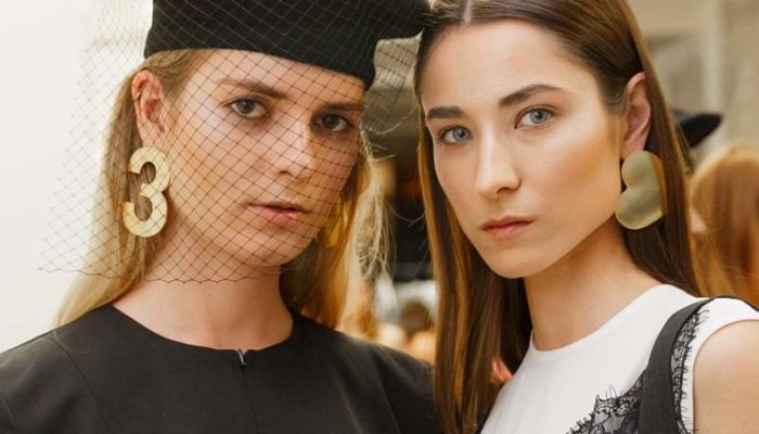 Singular Gold Numeric Earrings - Fall Accessory Trend 2018