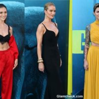 Celebs at the Los Angeles premiere of The Meg