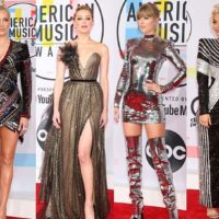 Celebrities in Dazzling Outfits at 2018 American Music Awards