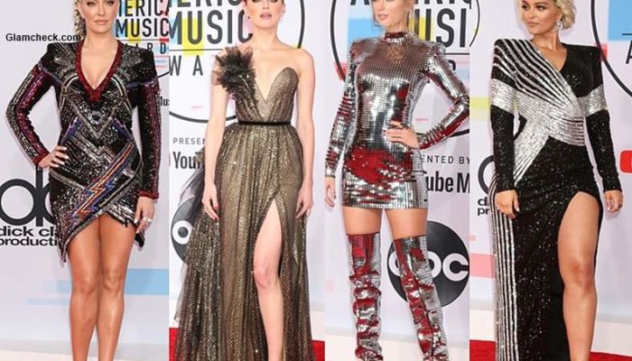 Celebrities in Dazzling Outfits at 2018 American Music Awards