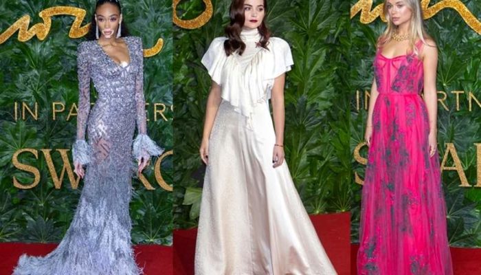 Celebrity Red Carpet looks at The British Fashion Awards 2018