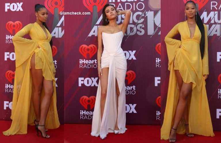 High-leg Slit Gowns at iHeart Radio Music Awards 2019