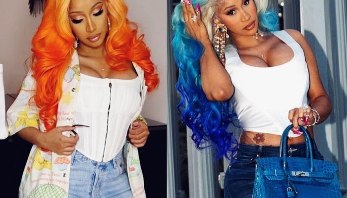 Cardi B hair colors 2021 Gradient dye