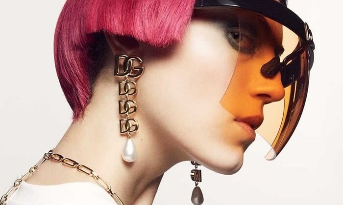 Dolce and Gabbana 2021 Geometric Transparency Sunglasses
