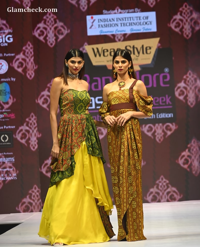 Bangalore Fashion Week 2023 IIFT collection Eclectic Elegance