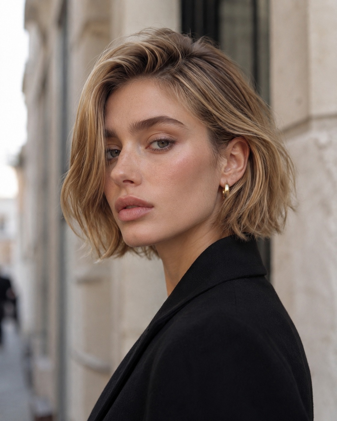 Textiured Italian Bob Haircut