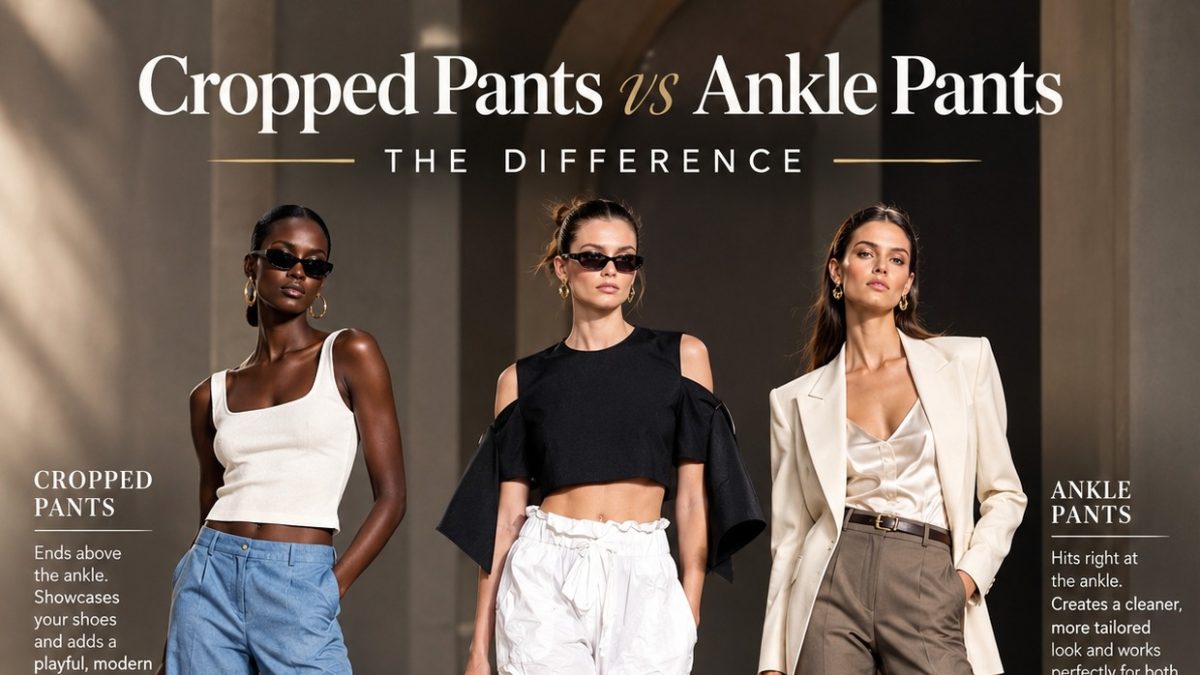 Cropped Pants vs Ankle Pants Difference