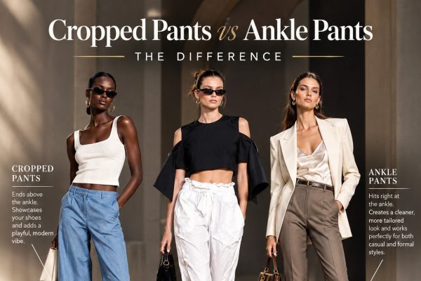 Cropped Pants vs Ankle Pants Difference