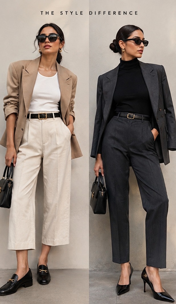 Cropped Pants vs Ankle Pants Difference