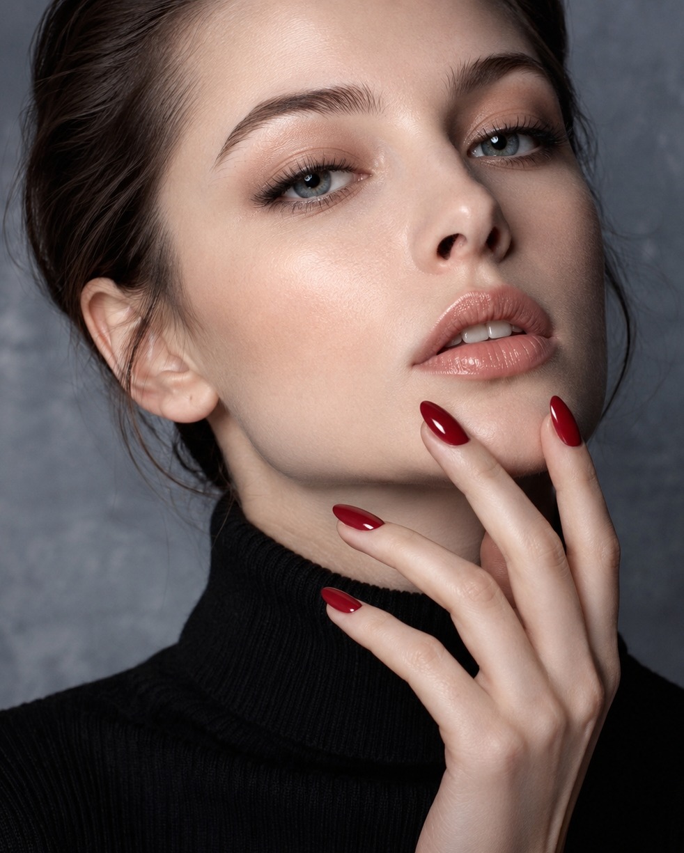 Fall 2026 Nail Colors Cherry Red