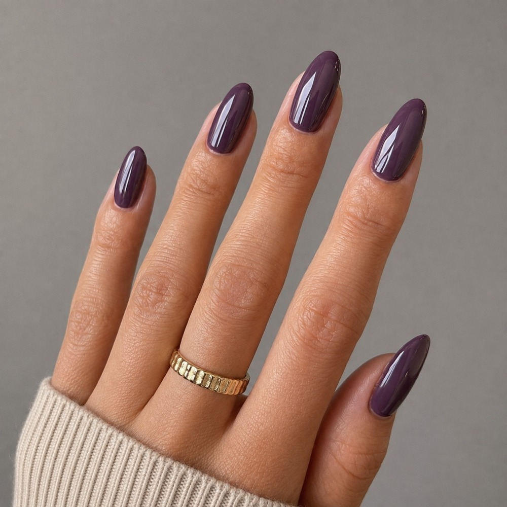 Fall 2026 Nail Colors Smokey Amethyst