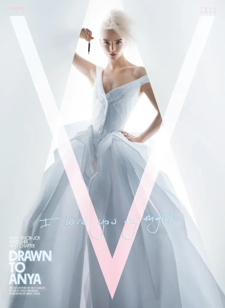 Anya Taylor-Joy Turns Paper Into Couture for V Magazine’s September 2026 Issue