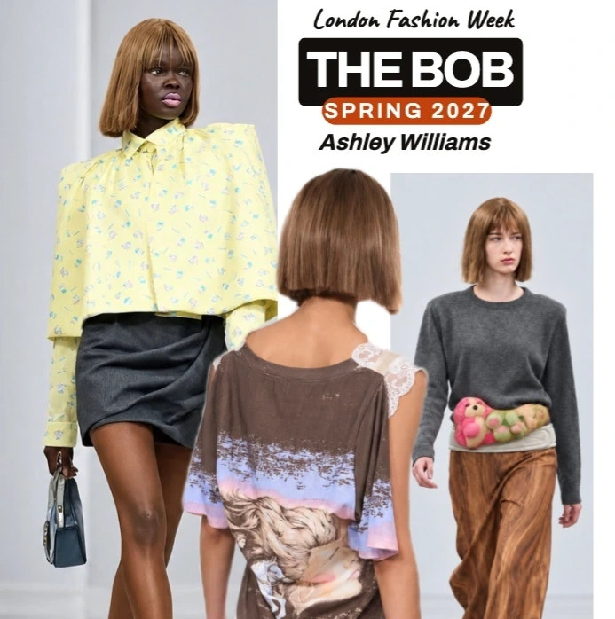Ashley Williams Turns the Bob Into a Runway Character for Spring 2027 LFW