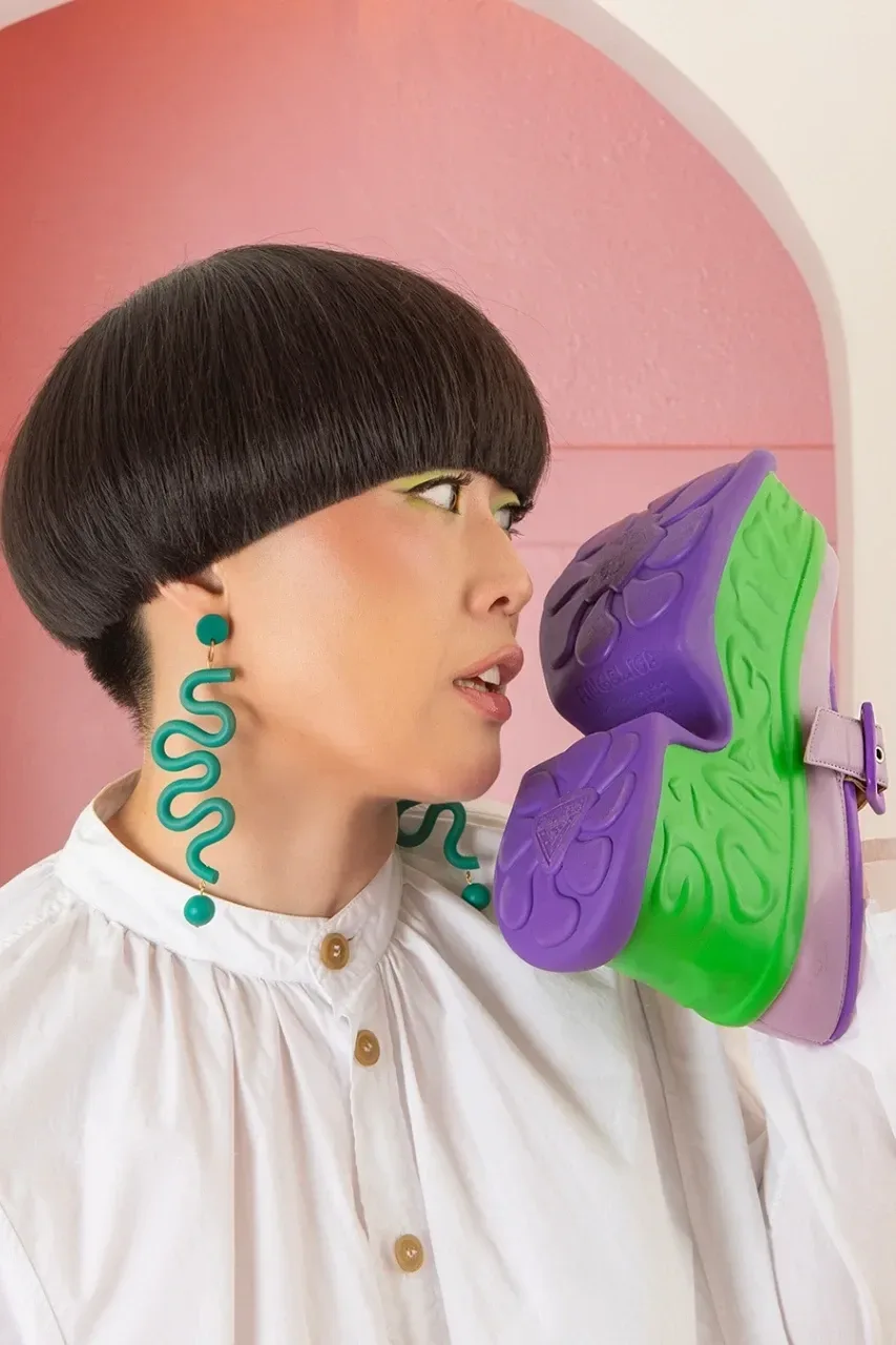 Atsuko Okatsuka Colorful Platform Shoes Collection