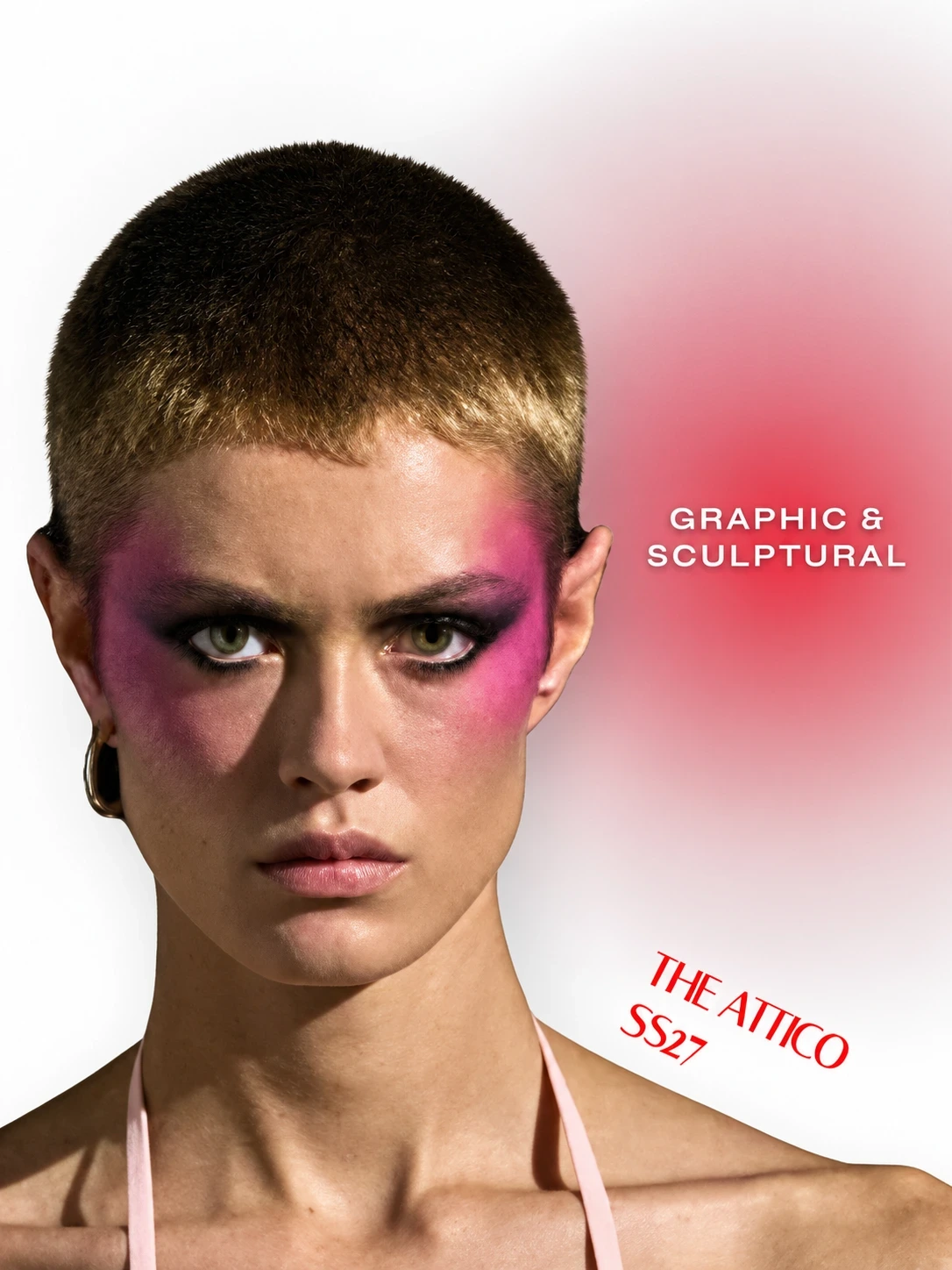 The Attico SS27 Beauty Looks at Milan Fashion Week
