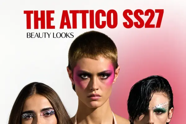 The Attico SS27 Beauty Looks at Milan Fashion Week