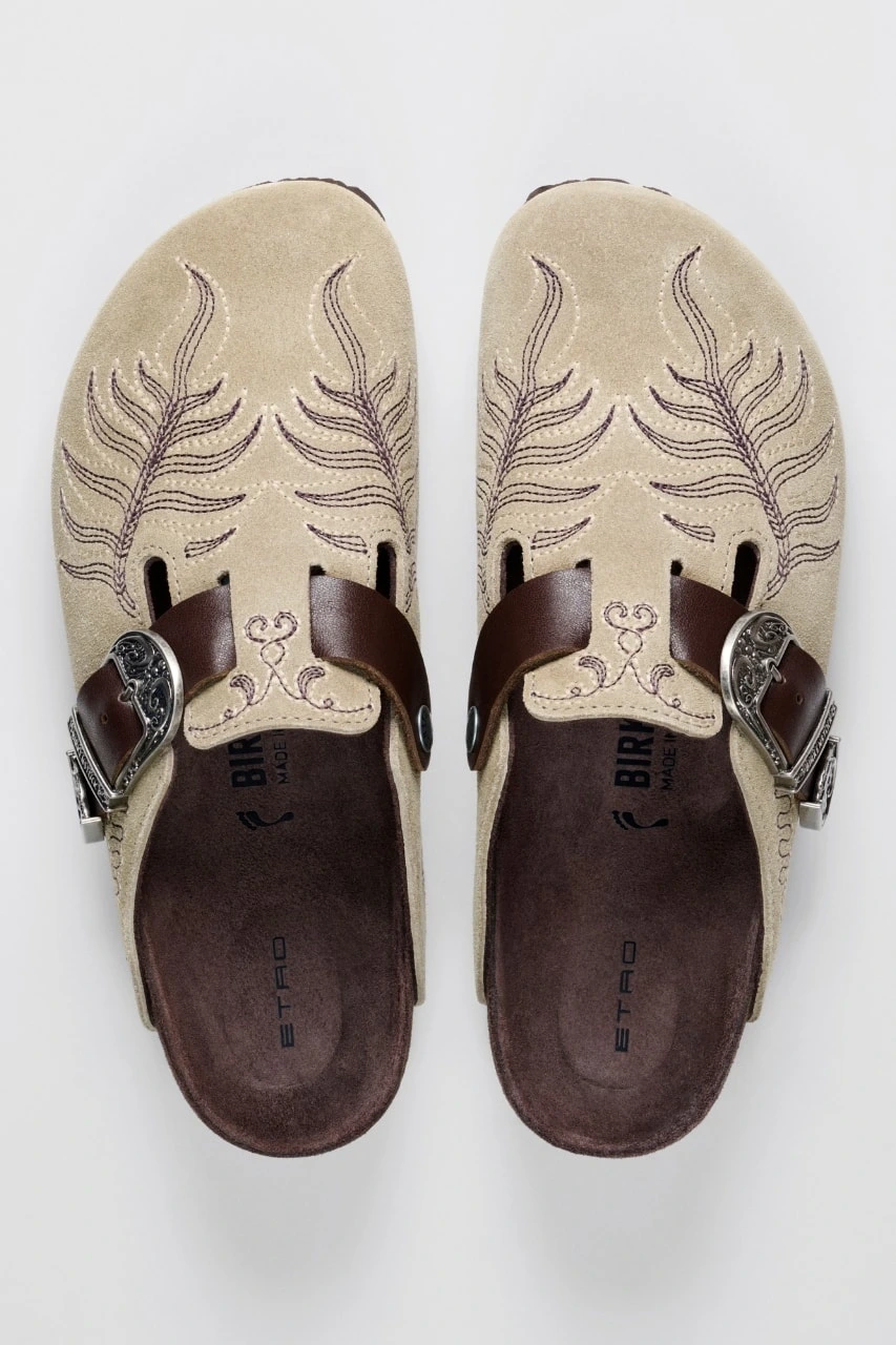 Etro x Birkenstock Unveils a Boho Footwear Collaboration
