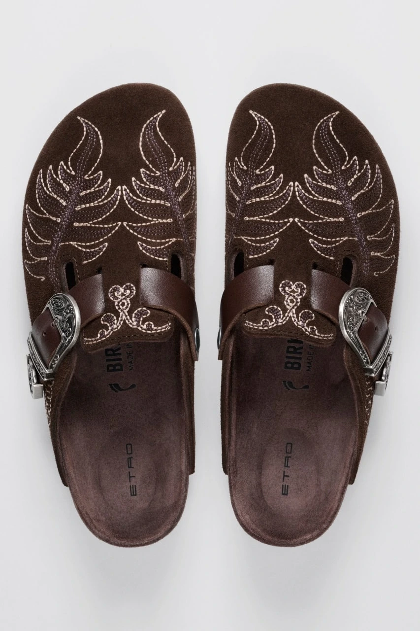 Etro x Birkenstock Unveils a Boho Footwear Collaboration